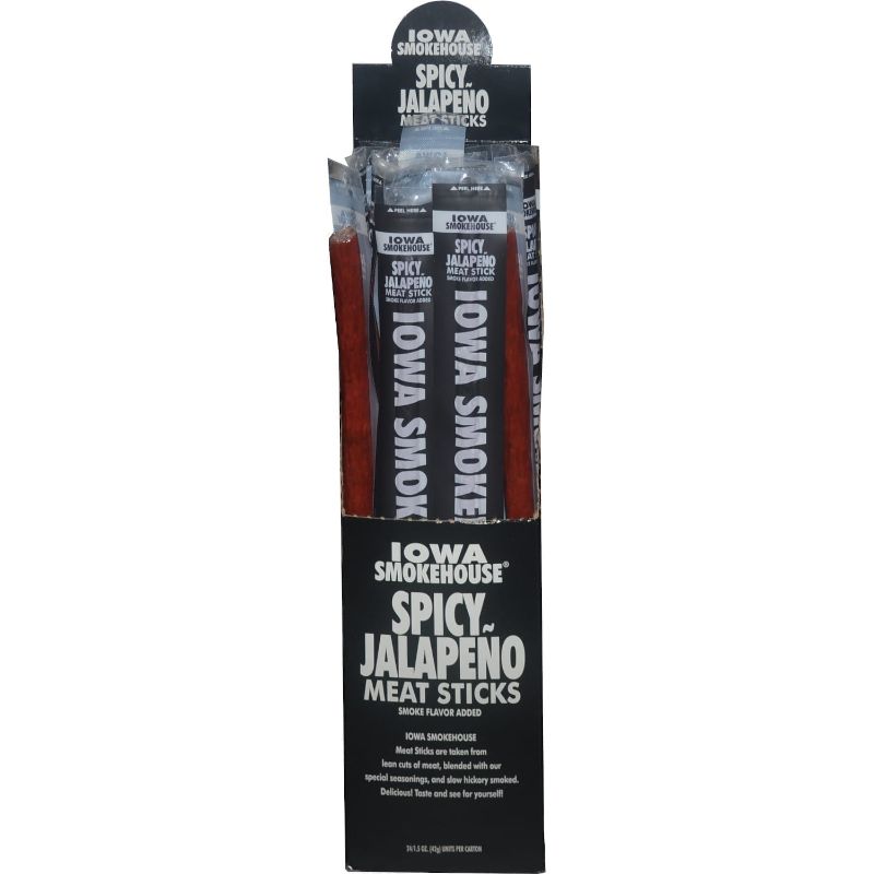 Photo 1 of 1.5 oz Meat Sticks Spicy Jalapeño 24 count box 