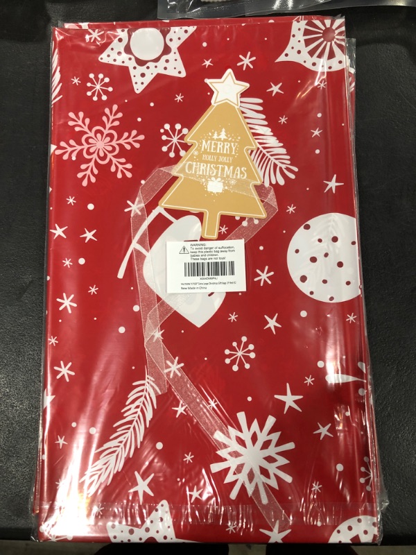 Photo 1 of Extra Large Christmas Gift Bags, 1PC 71"X59" Big Giant Gift Bags for Huge Gifts Presents, Reusable Christmas Big Wrapping Bags for Bicycle, TV, Furniture, Oversized XXL Jumbo Holiday Bike Gift Bag (Red)