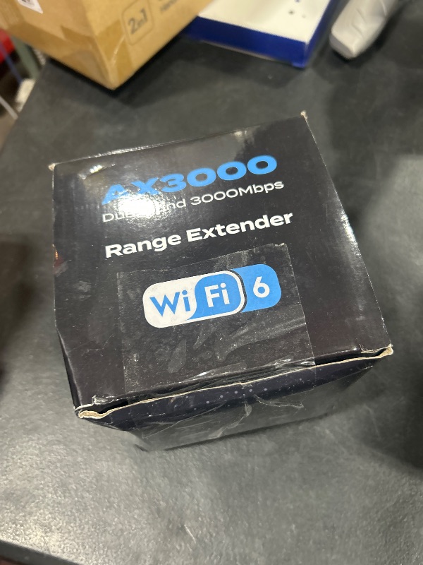 Photo 1 of 2025 AX3000 WiFi 6 Range Extender, WiFi Extender Signal Booster with Gigabit Ethernet Port, Dual Band (2.4G&5.8G) WiFi Repeater Cover up to 13888sp.ft, Faster Speed and Wider Cover, Quick Setup