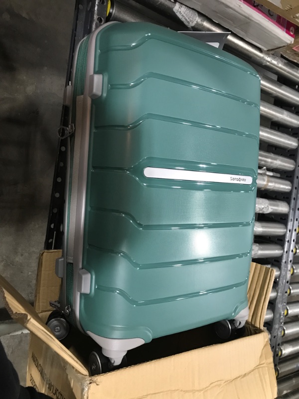 Photo 1 of Samsonite Freeform Hardside Expandable with Double Spinner Wheels, Carry-On 21-Inch, Sage Green