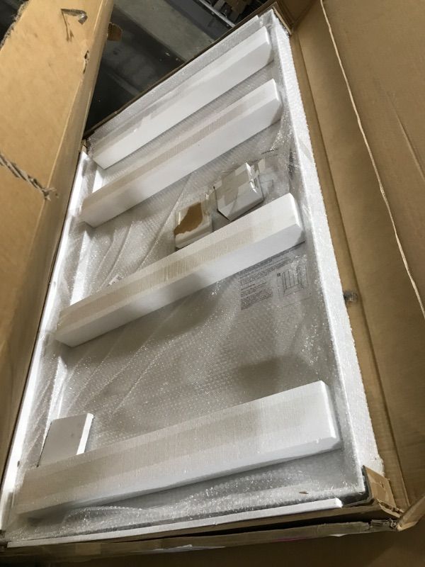 Photo 3 of TRUCK WILL BE NEEDED FOR PICKUP - WOODBRIDGE 60 in. L x 36 in. W x 75 in. H Alcove Solid Surface Shower Combo Kits with Glue Up Shower Walls in Glossy White and Single Threshold Shower Base in White with Center Drain and Black Cover