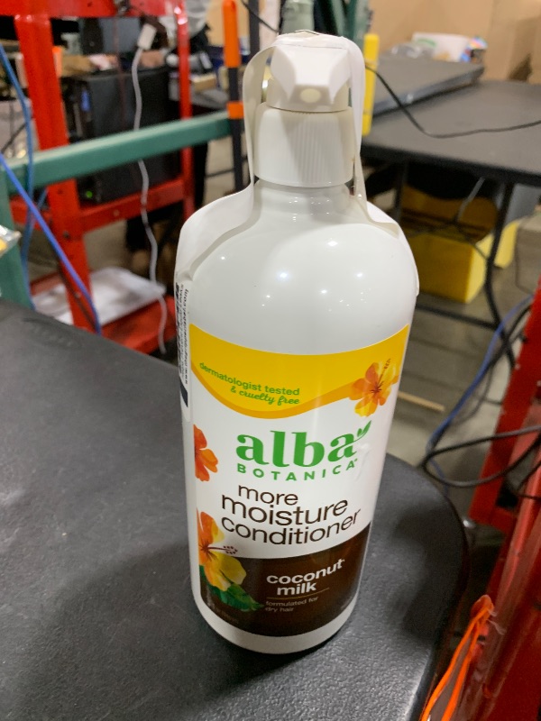 Photo 1 of Alba Botanica More Moisture Conditioner, Coconut Milk, 32 Oz (Packaging May Vary)