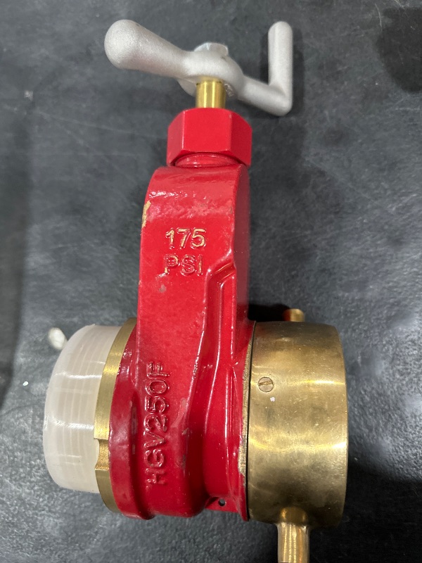 Photo 2 of Dixon Valve & Coupling HGV250F Brass Single Hydrant Gate Valve, 2-1/2" NST female x NST male