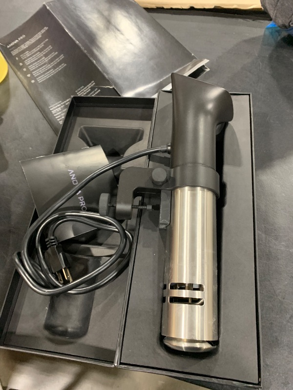 Photo 2 of Anova Culinary Sous Vide Precision Cooker Pro, 1200 Watts, Black and Silver