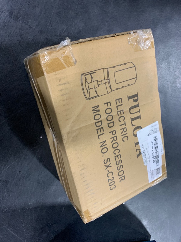 Photo 1 of PULOYA Mini Prep Food Processor 2 Cup Small Electric Food Chopper 2 Speed for Vegetables, Meat, Fruits and Nuts with 4 Stainless Steel Blades, 400-Watt, Red