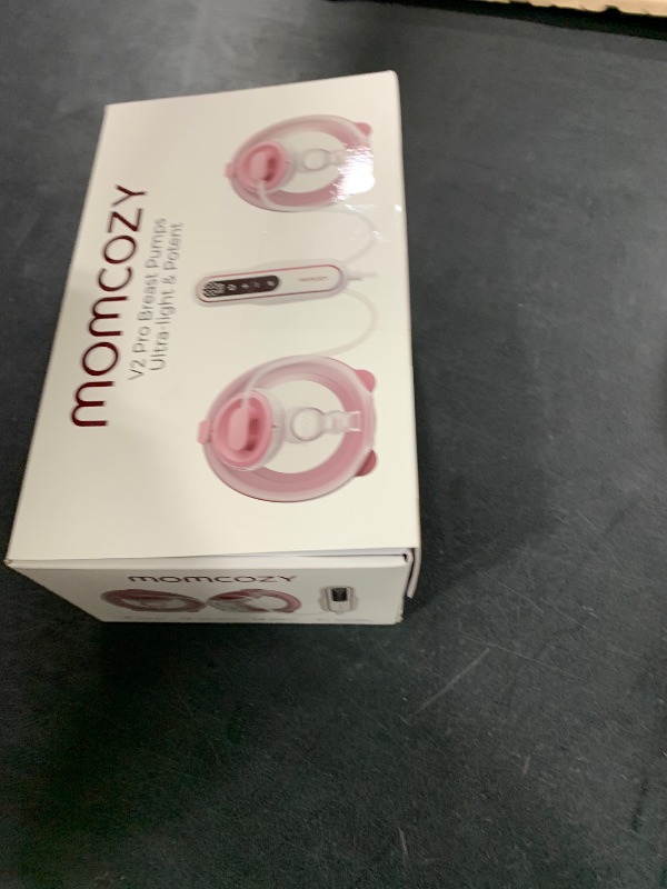 Photo 2 of Momcozy Breast Pump V2 Pro Ultra-Lightweight, Hands-Free & Portable Wearable Pump with Upgraded Integrated DoubleFit Flange, Quiet & Leak-Proof Electric Pump, 3 Modes|9 Levels, 17/19/21/24mm