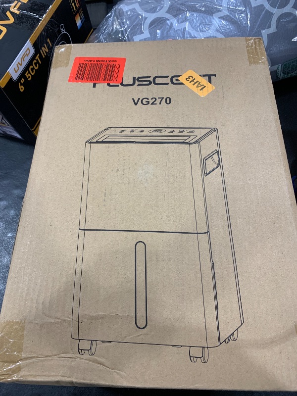 Photo 1 of 1500 Sq.ft Dehumidifier for Basement, PlUSCENT 21 Pints Quiet Dehumidifiers for Home, Large Room, Bedroom with Drain Hose, Smart Humidity Control & Monitor, 3 Operation Modes, 24H Timer, Auto Defrost