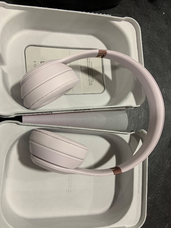 Photo 1 of Beats Solo 4 - Wireless Bluetooth On-Ear Headphones, Apple & Android Compatible, Up to 50 Hours of Battery Life - Matte Black