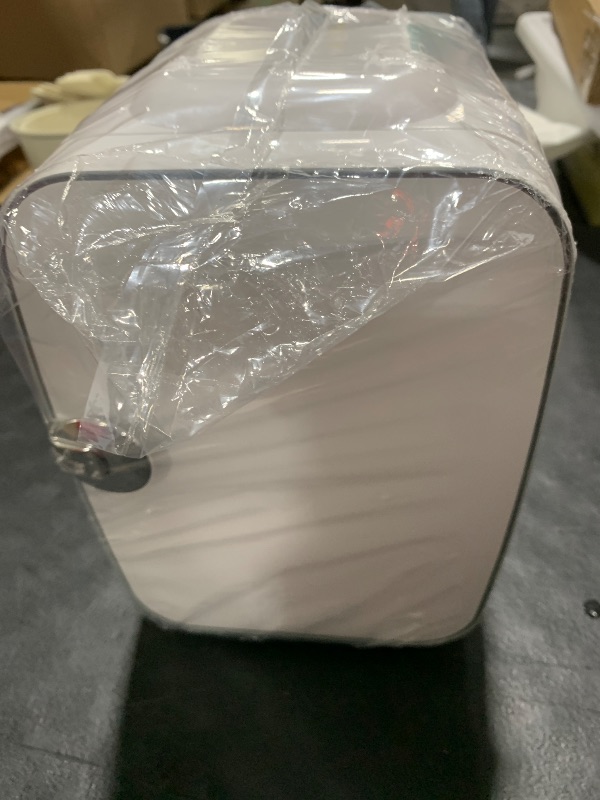 Photo 1 of Sweetcrispy Mini Fridge, Portable Small Refrigerator 4L/6 Can Cooler & Warmer Compact Fridges for SkinCare, Food and Drinks, Bedroom, Dorm, Car, Office, White