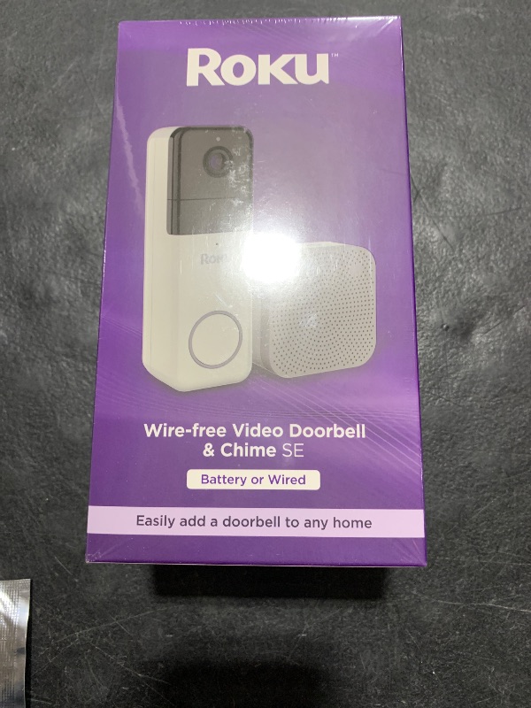 Photo 2 of Roku Wire-free Video Doorbell & Chime SE, DB1000R