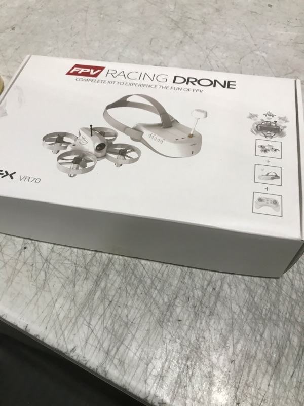 Photo 2 of APEX VR70 FPV Drone Kit, First-Person View with Goggles, Brushed Racing for Beginners Super-Wide 120° FPV, Low-Latency 5.8G Transmission, Drop-resistant, Suitable Novice Practice Drones