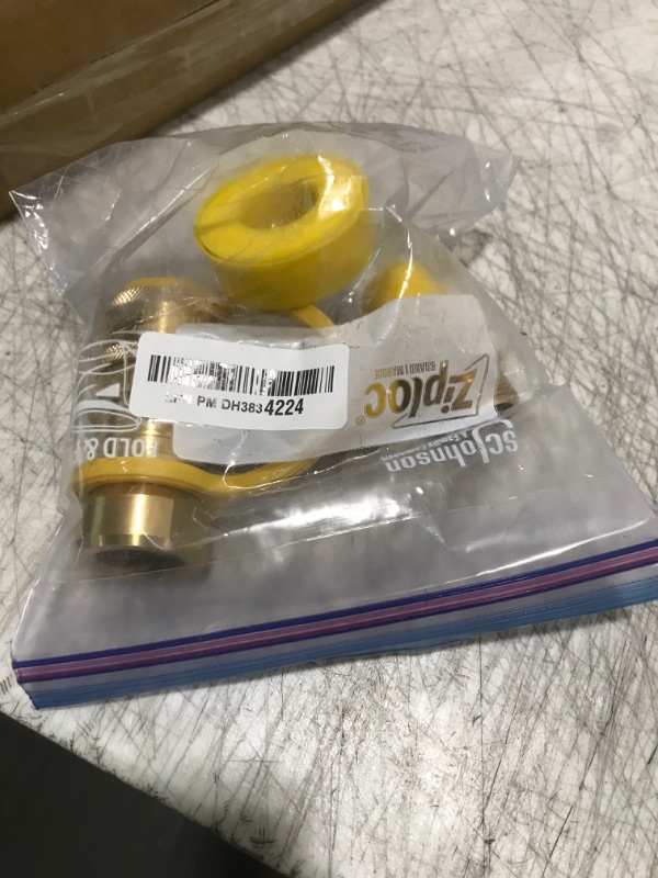 Photo 1 of Lisnhlin 3/4 Inch NPT Quick Connect/Disconnect kit for Dual Fuel (Natural Gas & Propane) Pipes, Grills Connectors & Hoses Fittings for Generator Gas Supply, Solid Brass Female and Male