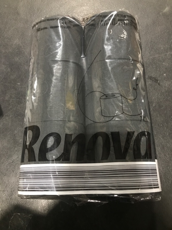 Photo 2 of Renova Black Toilet paper 6 roll pack, Bundle of 1 packs, toilet paper 