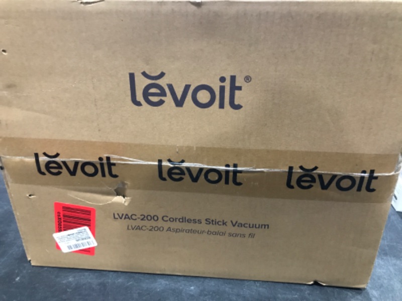 Photo 2 of LEVOIT Cordless Vacuum Cleaner, Stick Vac with Tangle-Resistant Design, Up to 50 Minutes, Powerful Suction, Rechargeable, Lightweight, and Versatile for Carpet, Hard Floor, Pet Hair, LVAC-200