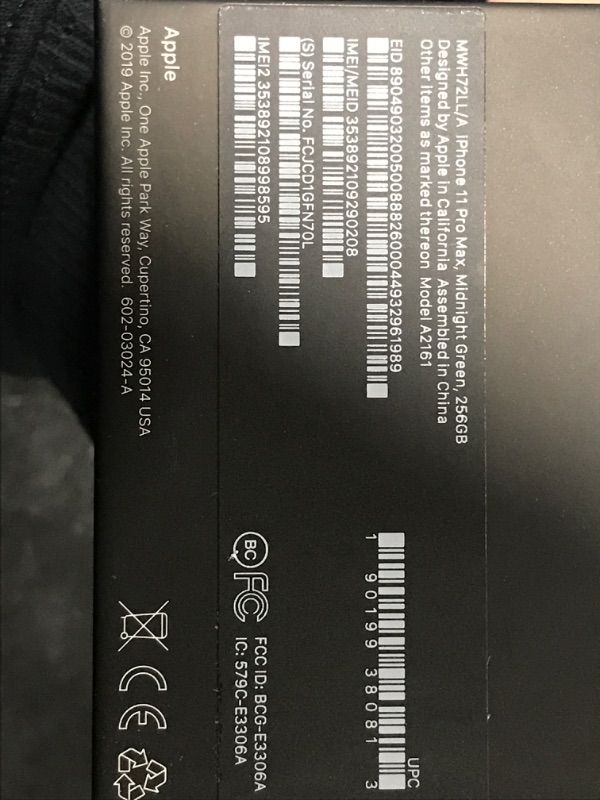 Photo 3 of Apple iPhone 11 Pro Max [64GB, Midnight Green] + Carrier Subscription [Cricket Wireless]