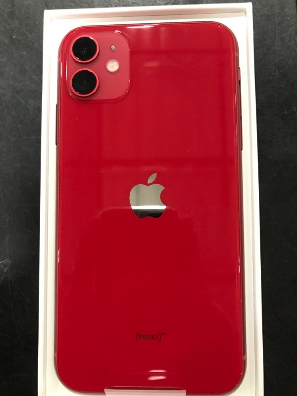 Photo 3 of Apple iPhone 11 [64GB, (Product) RED] + Carrier Subscription [Cricket Wireless]