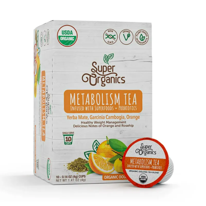 Photo 1 of Super Organic Foods Non-GMO Metabolism Oolong Keurig Tea Pods 12 Ct
