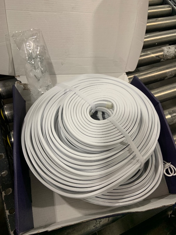 Photo 1 of 150Ft Neon Rope Lights,Flexible Led Rope Lights Control with App/Remote,Multiple Modes Rope Lights,IP65 Outdoor RGB Led Neon Lights Waterproof,Music Sync Gaming Led Neon Light Strip for Bedroom Decor