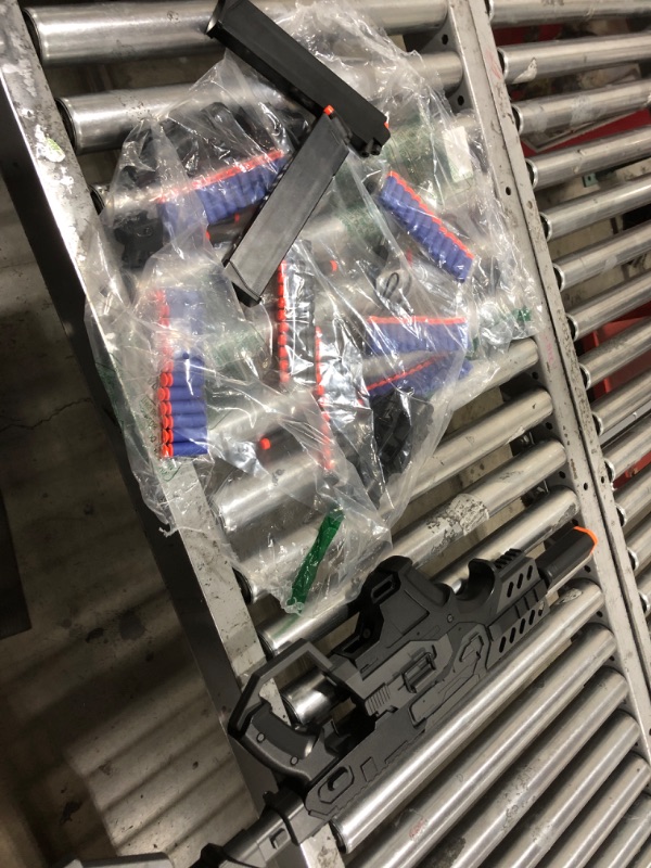 Photo 1 of Sofiten Toy  Automatic Sniper Rifle with Tactical Vest Kit, Scope. Toy Foam Blaster Dart Toys with 120 Darts, IR and Flashlight. The Shooting Activity Game for Kids Age 8+