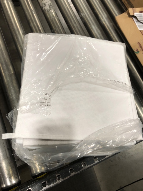 Photo 1 of Criusia Storage Cubes, 11 Inch Cube Storage Bins for Shelves Closet Nursery Bedroom - 10 Pack Collapsible Storage Baskets with Handles - Fabric Bins for Organizing Clothes Blanket Toys (White)