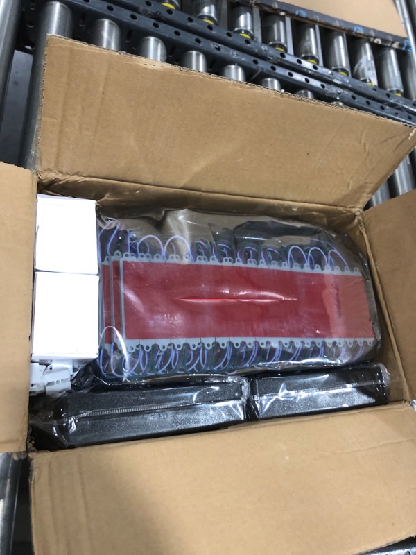 Photo 1 of IRONWALLS 2-Pack Storefront LED Lights for Business 100FT, 400PCS 3-LED Module Light 5050 SMD, Commercial RGB Storefront Outdoor LED Strip Lights Waterproof for Windows, Signs, Shopping Center