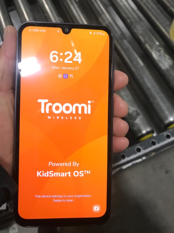 Photo 2 of Troomi Phone Pro | Safe Phone for Teens and Kids | GPS Tracking, Parent Controls, Safe Apps, Black, 128GB, Made by Samsung, Activation Fee Required