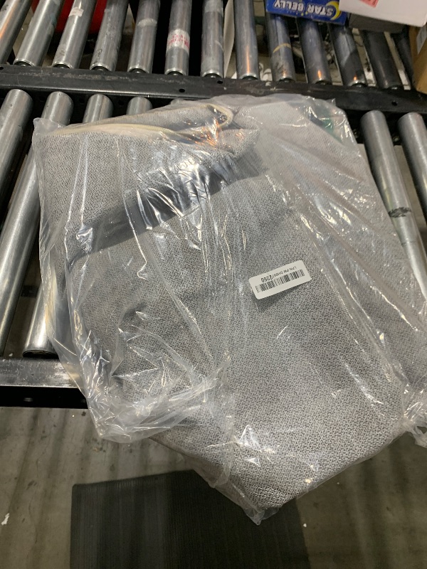 Photo 1 of Roxstand 5x7 Area Rugs, Stain Resistant Machine Washable Area Rugs with Non-Slip Backing, Vintage Rugs for Bedroom, Living Room, Large Soft Low Pile Area Rug (White/Brown, 5'x7')