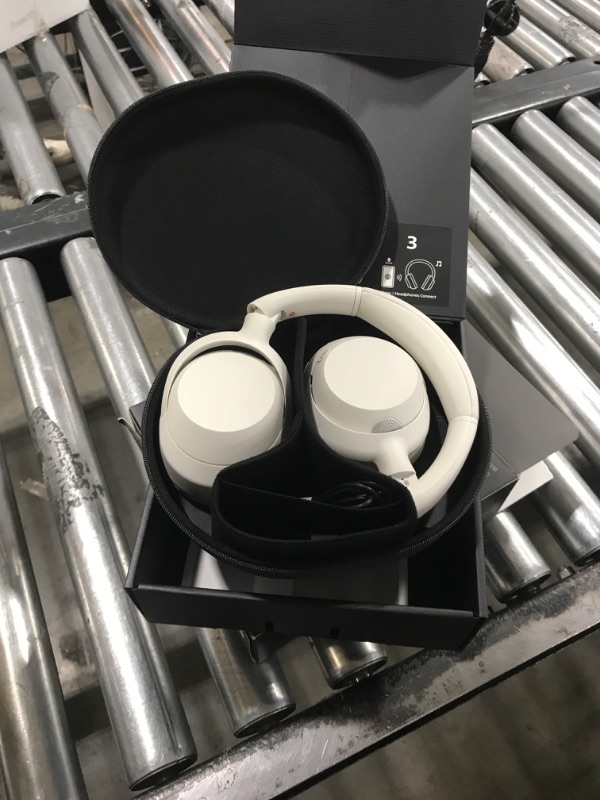 Photo 3 of Sony ULT WEAR Over-Ear Noise Cancelling Bluetooth Headphones with Alexa Built-in, Comfortable Design, 30-Hour Battery, Massive Bass, Off White