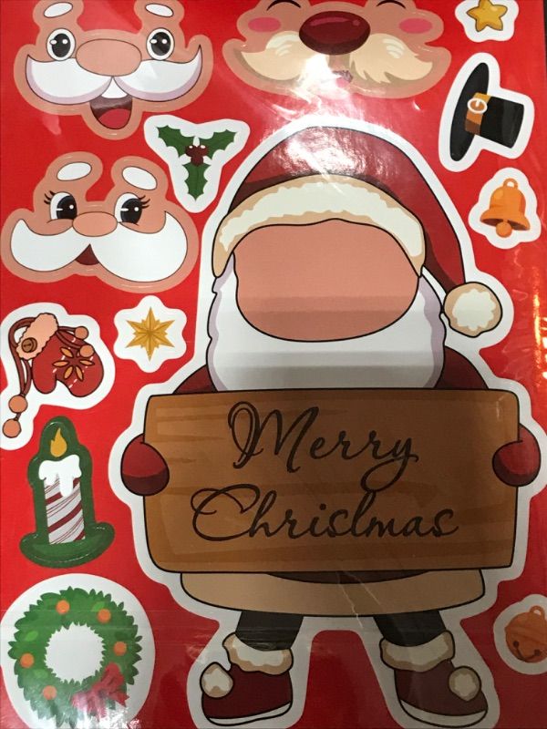 Photo 1 of Christmas Sticker for Kids Bulk Classroom Activities 