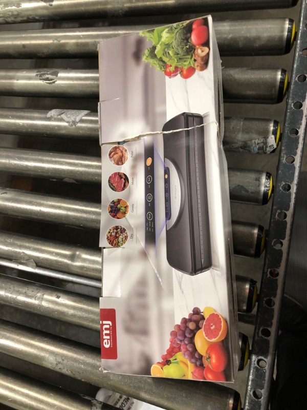 Photo 1 of Emojoy Vacuum Sealer Machine, Built-in Bag Cutter, 11.8-Inch Sealing Length, Includes 15 Bags?BPA-Free?