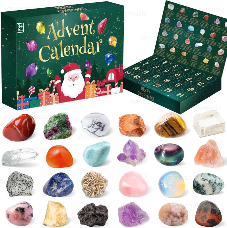 Crystal Advent Calendar 2024, Rock Advent Calendar 2024 Adult, Kids