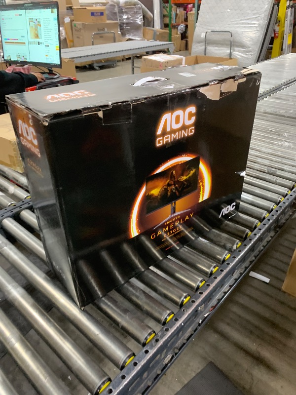 Photo 5 of AOC C27G2Z 27" Curved Frameless Ultra-Fast Gaming Monitor, FHD 1080p, 0.5ms 240Hz, FreeSync, 2x HDMI 2.0, 1x Display Port, Height Adjustable, Xbox PS5 Switch Ready, 3-Year Zero-Bright-Dot