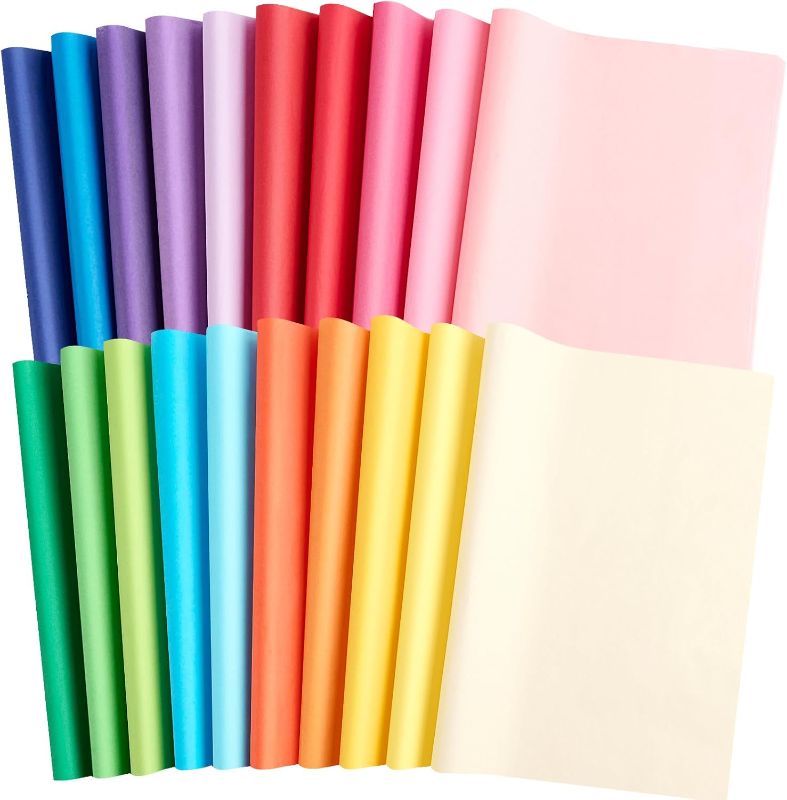 Photo 1 of 100 sheets tissue paper for gift bags, 20 colors, 15x20in 