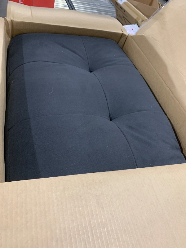 Photo 2 of (INCOMPLETE SET) COMHOMA Convertible Futon Sofa Bed, 68?Fabric Futon Couch with Adjustable Backrest