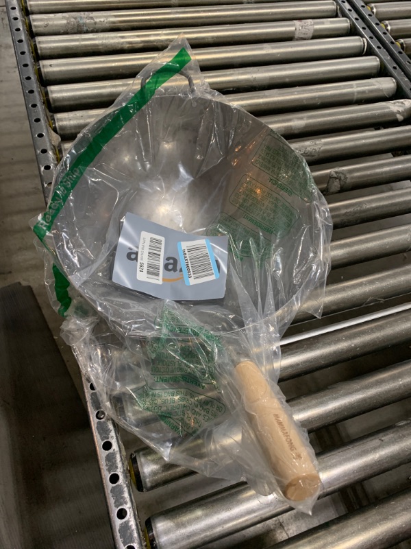 Photo 1 of Mammafong Round Bottom 14-inch Traditional Carbon Steel Wok Pan