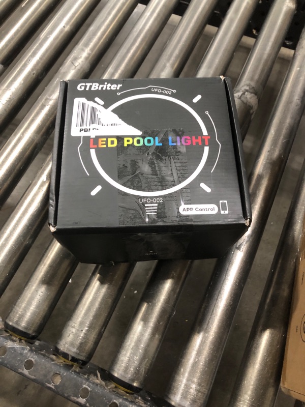 Photo 1 of Above Ground Pool Lights with APP Control 40W RGB Dimmable LED Pool Lights with Suction Cups and Built-in Magnets 12V Underwater Pool Light for Above ground Inground Pools IP68 Waterproof 28FT Cord W