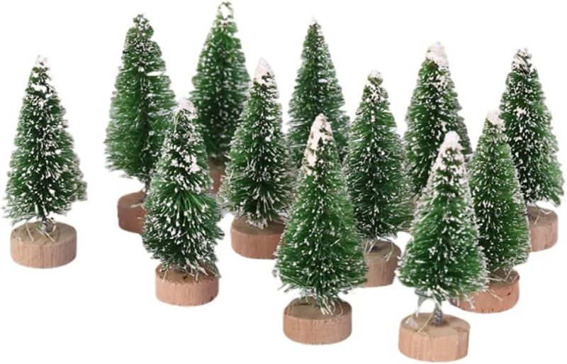 Photo 1 of 12PCS Artificial Mini Christmas Trees