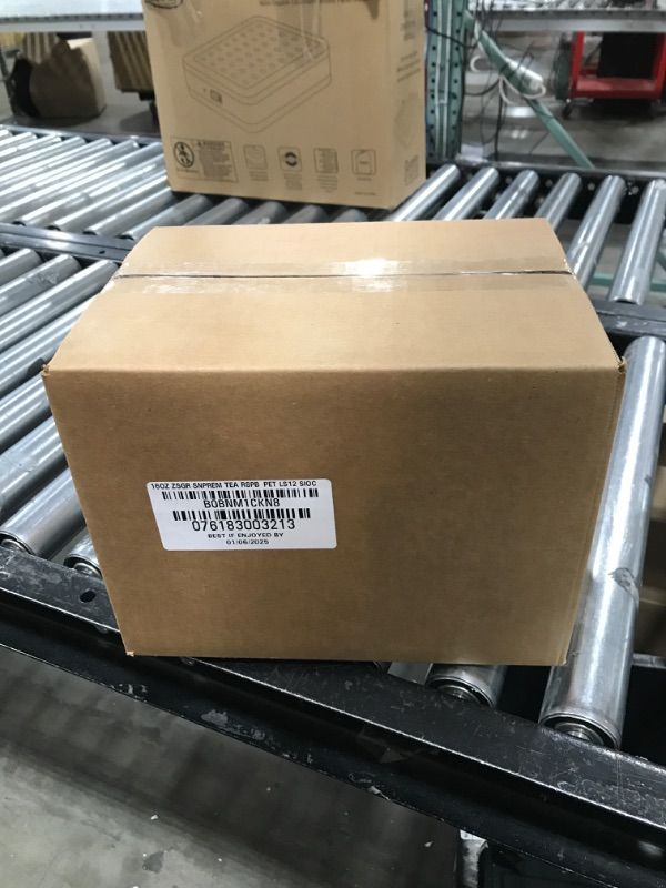 Photo 1 of Snapple Zero Sugar Raspberry Tea, 16 fl oz recycled plastic bottle, Pack of 12