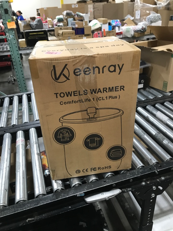 Photo 2 of Keenray Upgraded Towel Warmer Bucket, Large Towel Warmer with 3 Heating Modes, Heat Time 30/45/60 Min Adjustable and Up to 24 Hour Delay Timer, Towel Heater for Oversize Bathrobes Blankets