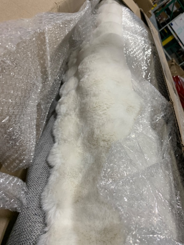 Photo 1 of nuLOOM 5' x 8' Cozy Plush SuperiorWash Area Rug, Machine Washable, Non-Slip, Soft Fluffy Shag Carpet for Living Room Bedroom Kids Room Nursery Home Decor, Jeni White