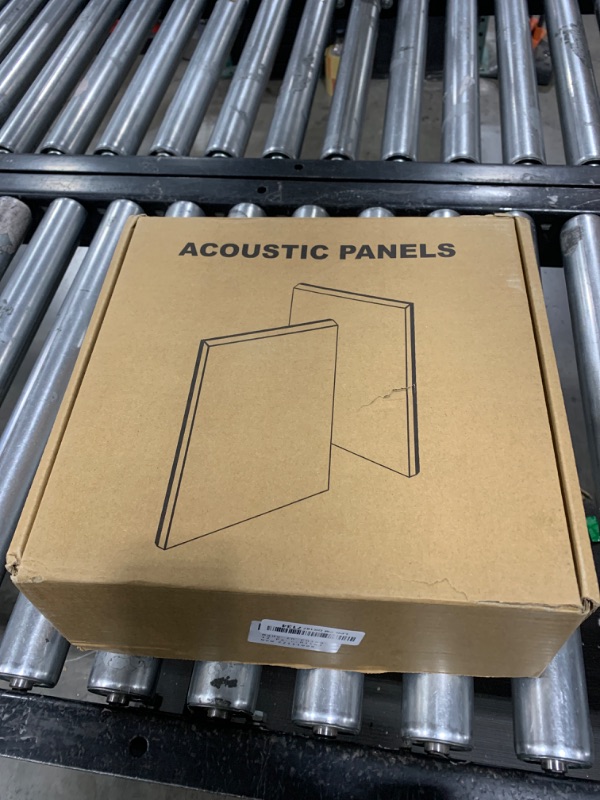 Photo 1 of Woovio Soundproof Wall Panels Mass Loaded Vinyl Sound Proof Panels High Density 12 Pack Self-adhesive Sound Barrier 12"X12"X0.4" MLV Insulation for Walls, Doors, Ceilings