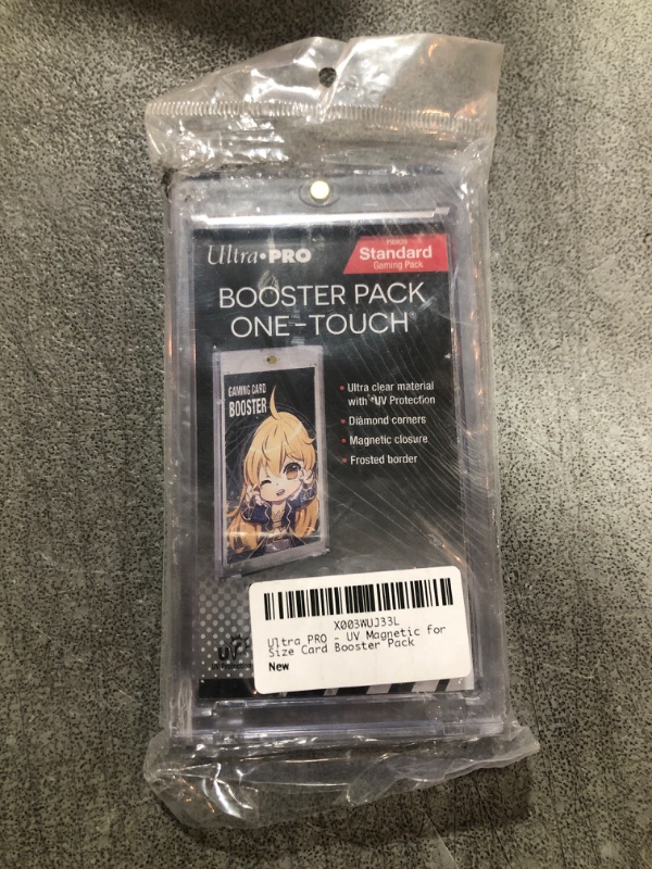 Photo 2 of Ultra Pro - UV Magnetic ONE-Touch for Standard Size Card Booster Pack - Protect Your Pokemon Cards, Sports Cards & Magic The Gathering Safe!, Perfect for Card Display & Pokemon Card Binder