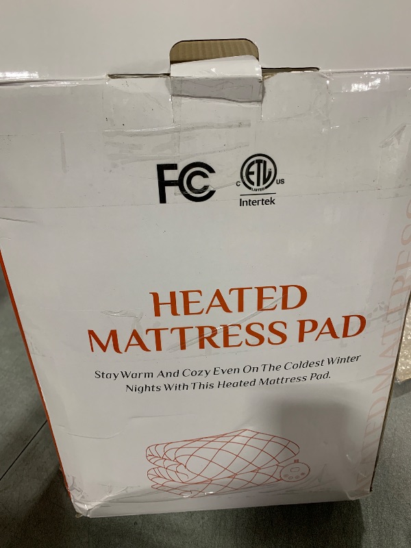 Photo 3 of Heated Mattress Pad King Size Quilted Zone Heating Electric Bed Warmer Luxury Comfort Heat Mattress Pad Cover Dual Controller?10 Heat Setting | 1-12 Hours Auto Shut Off | with 8-21 Inch Deep Pocket?