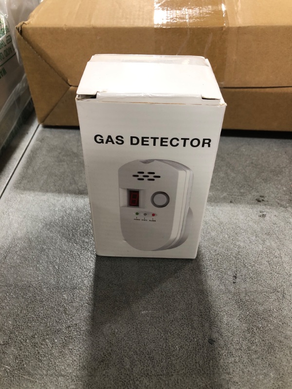 Photo 2 of HSTMYFS Natural Gas Leak Detector, Plug-in Propane Natural Gas Detector for Home Kitchen RV, Combustible & Explosive Gas Alarm for LPG, LNG, Methane