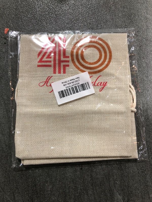 Photo 1 of FBCCZEY Funny 40th Birthday Gifts Women 40 Year Old Birthday Gifts for Women Wine Bag Happy Anniversary 40th Birthday Party Supplies Decorations Man Woman Wine Bags for Her Him - 2025