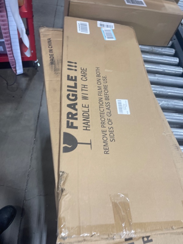 Photo 1 of HOMESEVEN 10x30 Frame, 10x30 Panoramic Picture Frame, Solid Wood Poster Frame-Horizontal and Vertical Wall Hanging for Home, Exhibition, Caffe(White)