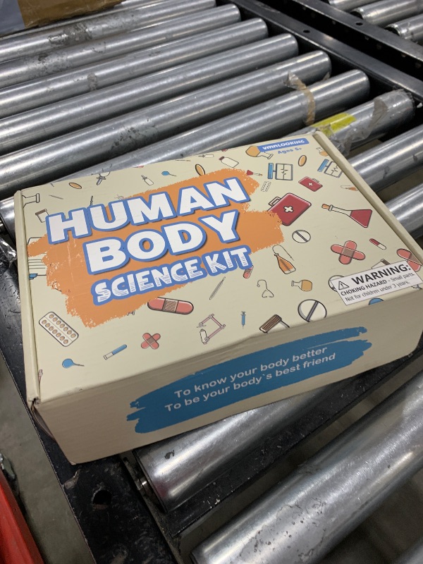 Photo 1 of Human Body Activities & Experiments Science Kit for Kids,Human Anatomy Body Parts with Broken Bones X Ray,Lung Breathing Model, Vessels, Digestive System,Muscles Model,Skeleton,Human Organ STEM 5+