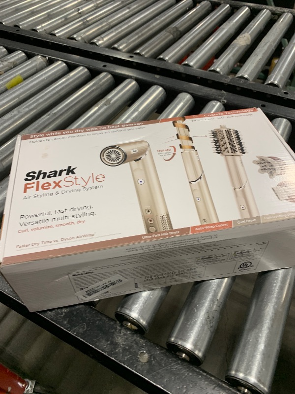 Photo 2 of Shark HD435 FlexStyle Air Styling & Drying System, Powerful Hair Blow Dryer & Multi-Styler with Auto-Wrap Curlers, Curl-Defining Diffuser, Oval Brush, & Concentrator Attachment, Stone