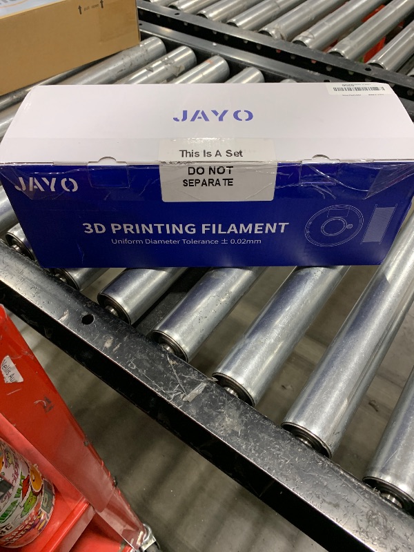 Photo 2 of JAYO 3D Printer Filament Bundle, Dual Color Silk Filament Bundle Multicolor, Triple Color PLA Silk Filament, 250g Spool, 8 Rolls, 2kg in Total