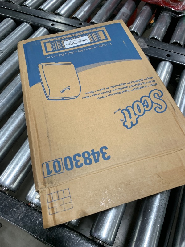 Photo 1 of Scott Control MOD Slimfold Folded Paper Towel Dispenser (34830), 9.83" x 2.8" x 13.67", Compact, One-at-a-Time Manual Dispensing, White